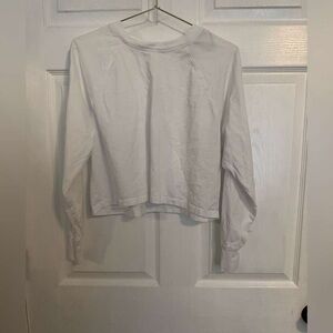 Classic White Kids Long Sleeve Shirt